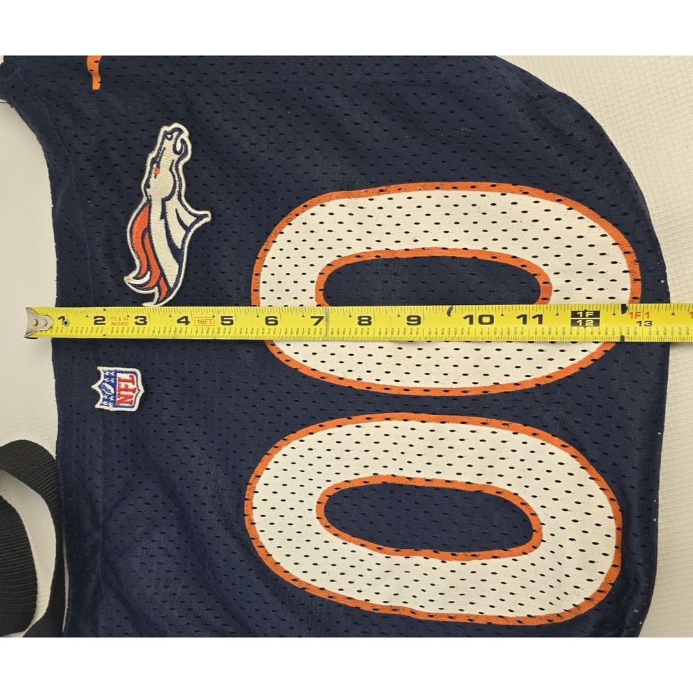 NFL Denver Broncos #00 Blue Jersey Cross Body Adjustable Bag Tote Unisex 13.5" - Picture 10 of 11